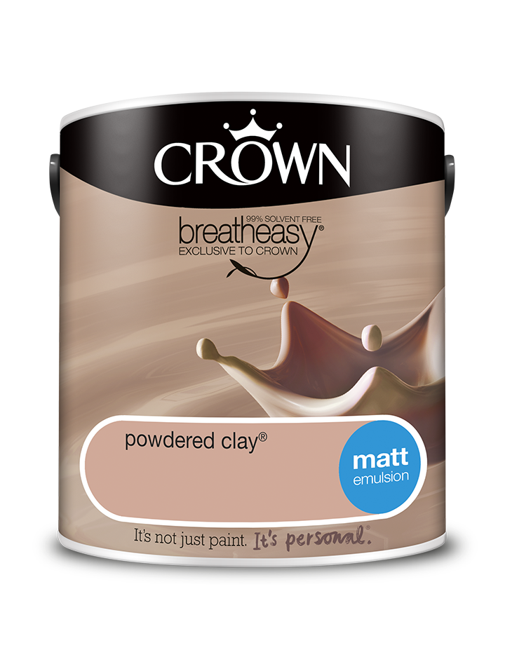 Powdered Clay Matt Standard Emulsion Crown Paints
