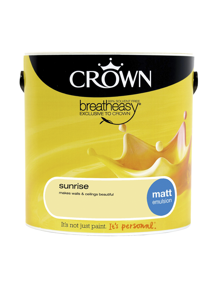 Sunrise Matt Standard Emulsion Crown Paints